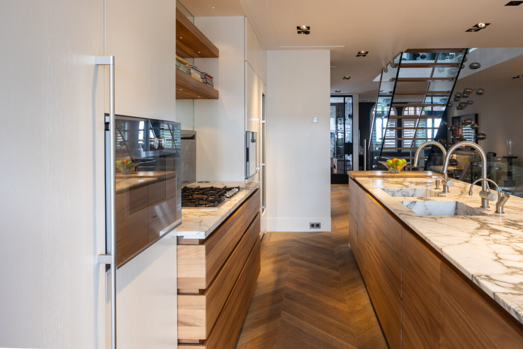 Herenhuis Museumkwartier Amsterdam, Eiken Hongaarse punt verouderd 90 x 900, foto 4